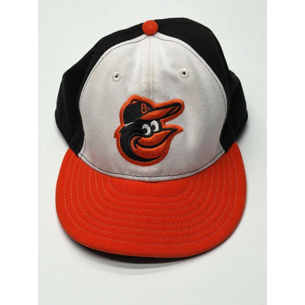 Baltimore Orioles MLB Hat Black Orange White Cartoon Bird Baseball Cap Fit 7 1/8